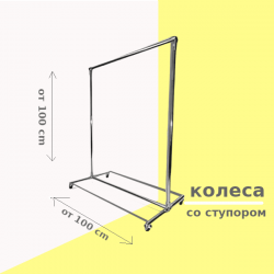 Стойка для баннера на колесах | индивидуальный заказ